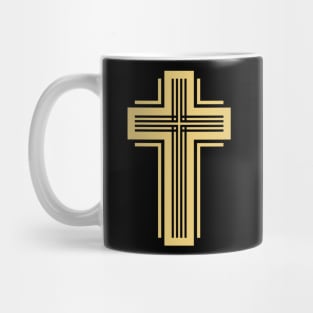 The cross is a symbol of the crucifixion of the Son of God for the sins of mankind. Mug